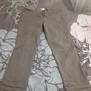 Est. 1946 army green denim stretch  contemporary skinny jeans Sz 14